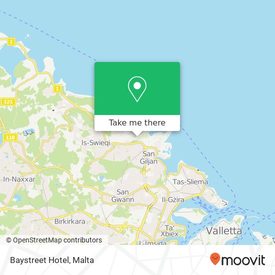 Baystreet Hotel map