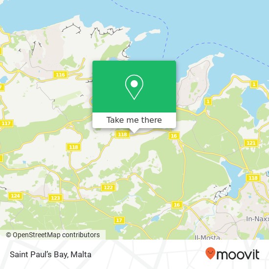 Saint Paul’s Bay map