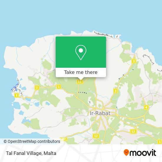 Tal Fanal Village map