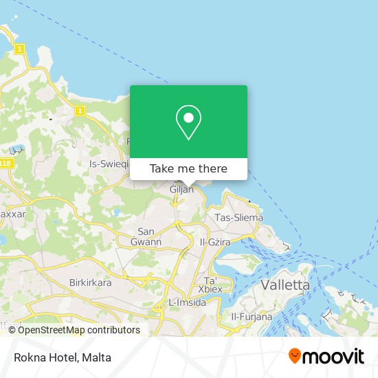 Rokna Hotel map