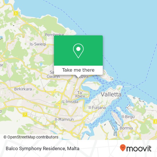 Balco Symphony Residence map