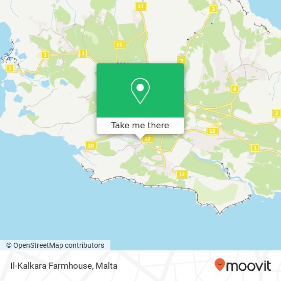 Il-Kalkara Farmhouse map