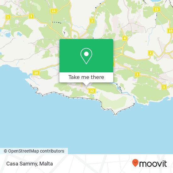 Casa Sammy map