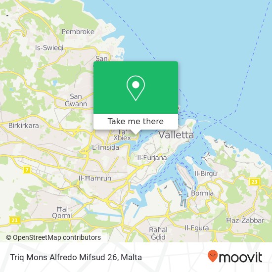 Triq Mons Alfredo Mifsud 26 map