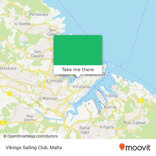 Vikings Sailing Club map