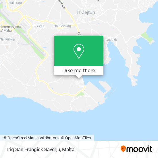 Triq San Frangisk Saverju map