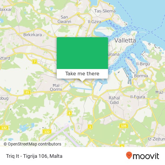 Triq It - Tigrija 106 map