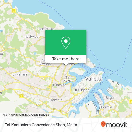 Tal-Kantuniera Convenience Shop map