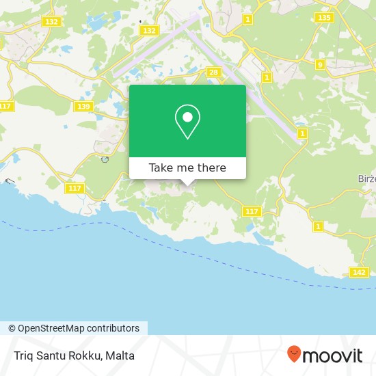 Triq Santu Rokku map