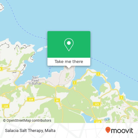 Salacia Salt Therapy map