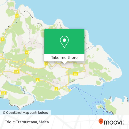 Triq it-Tramuntana map