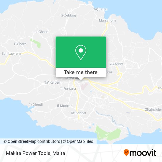 Makita Power Tools map