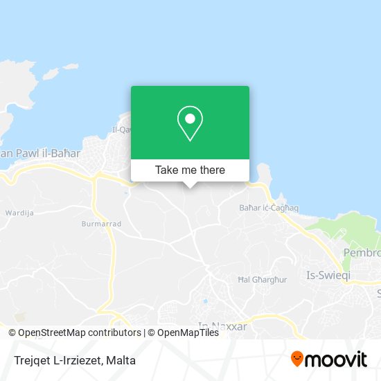 Trejqet L-Irziezet map
