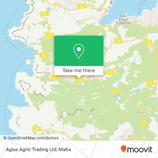 Agius Agric Trading Ltd map