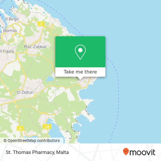 St. Thomas Pharmacy map