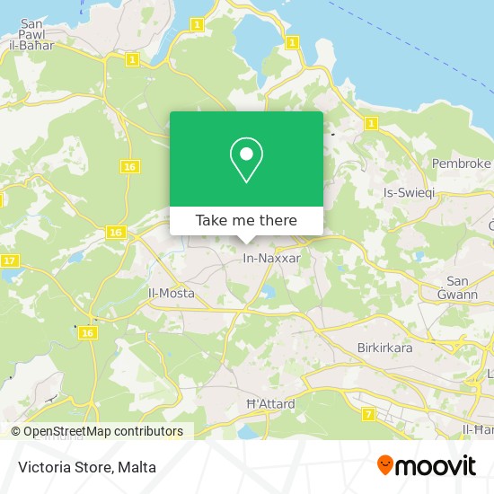 Victoria Store map