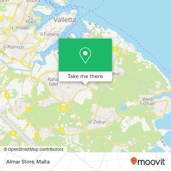 Almar Store map