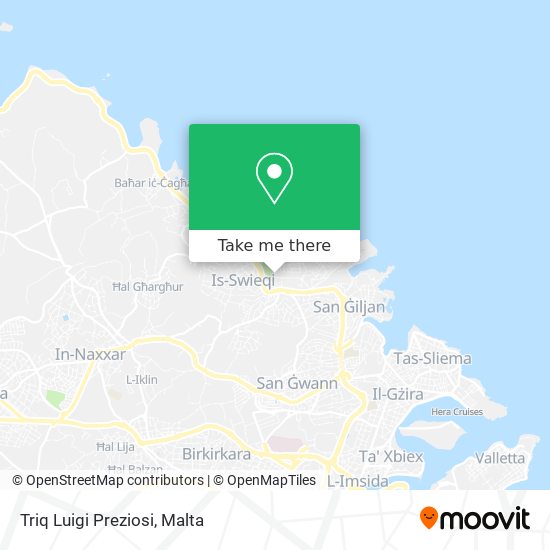 Triq Luigi Preziosi map