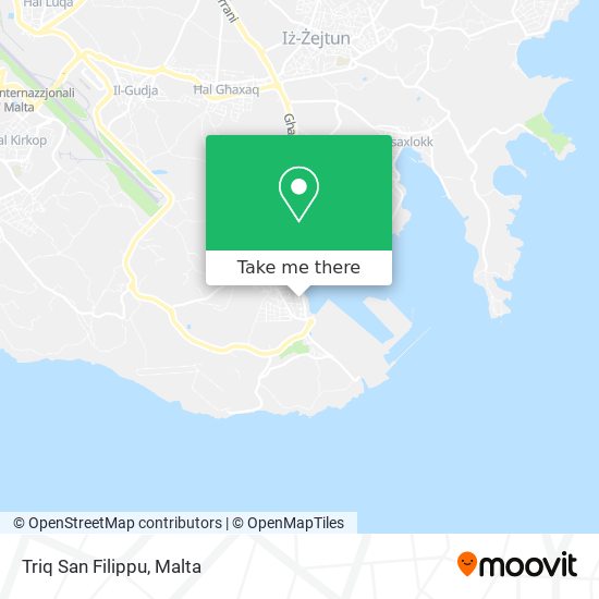 Triq San Filippu map