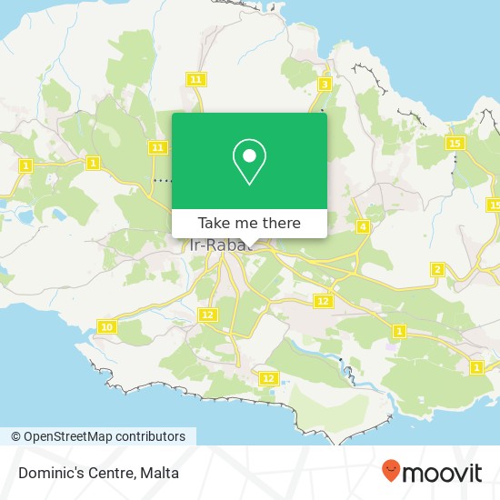 Dominic's Centre map