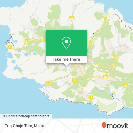 Triq Ghajn Tuta map