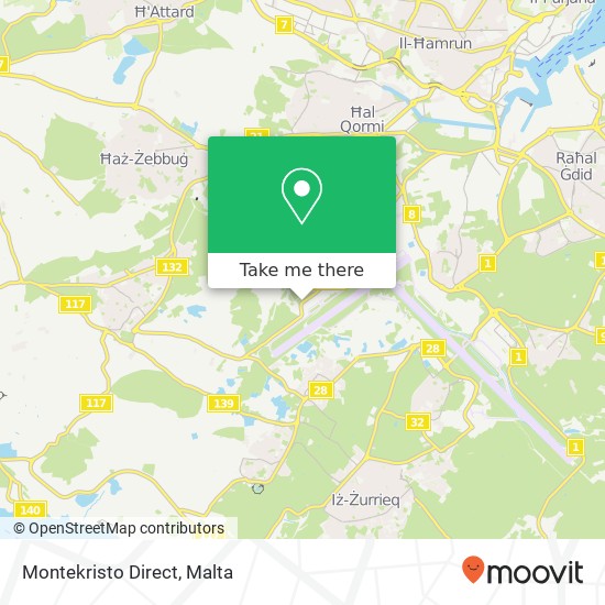 Montekristo Direct map