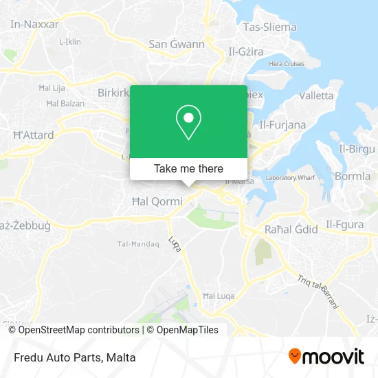 Fredu Auto Parts map