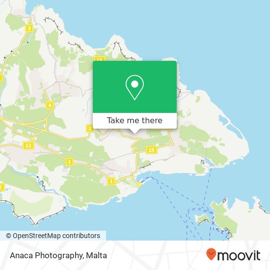 Anaca Photography map