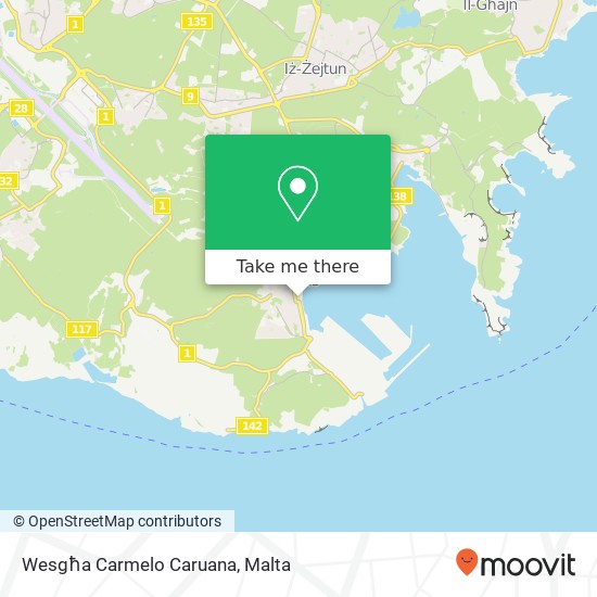 Wesgħa Carmelo Caruana map