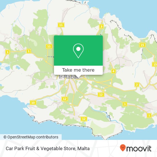 Car Park Fruit & Vegetable Store map