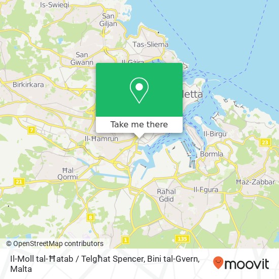 Il-Moll tal-Ħatab / Telgħat Spencer, Bini tal-Gvern map