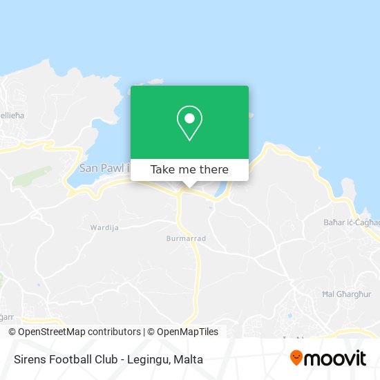 Sirens Football Club - Legingu map