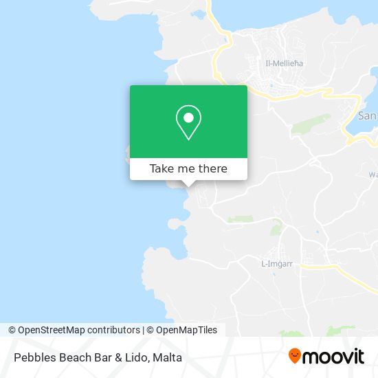 Pebbles Beach Bar & Lido map