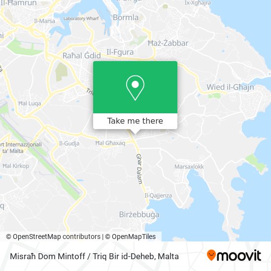 Misraħ Dom Mintoff / Triq Bir id-Deheb map
