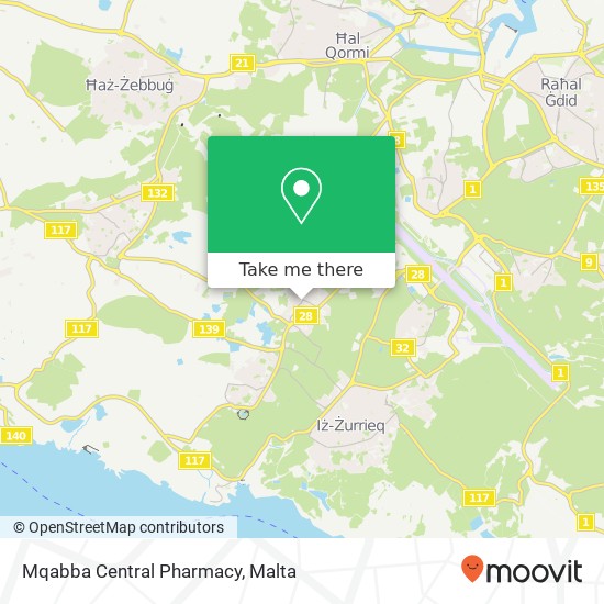 Mqabba Central Pharmacy map