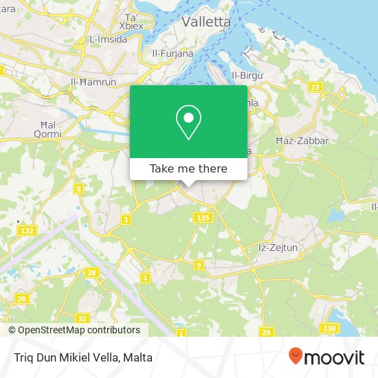 Triq Dun Mikiel Vella map