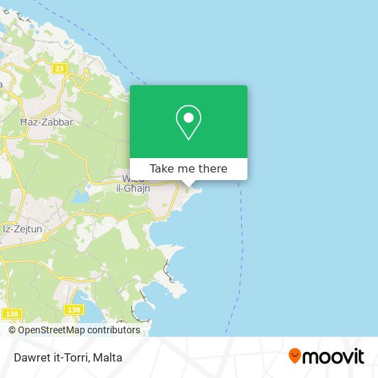 Dawret it-Torri map