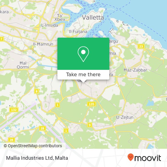 Mallia Industries Ltd map