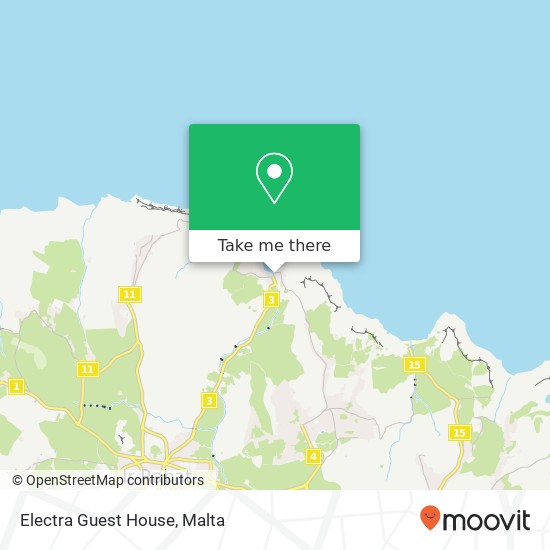 Electra Guest House map
