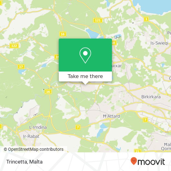 Trincetta map