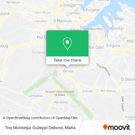 Triq Monsinjur Ġużeppi Debono map