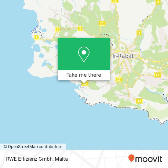 RWE Effizienz Gmbh map