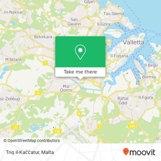 Triq il-Kaċċatur map