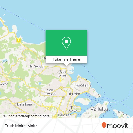 Truth Malta, Triq il-Wilġa San Ġiljan STJ map