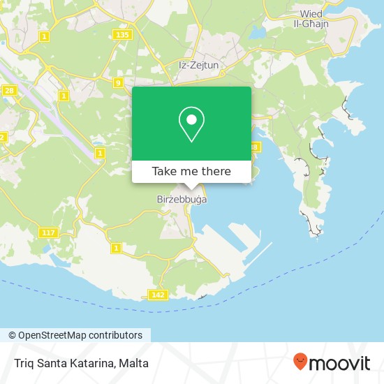 Triq Santa Katarina map