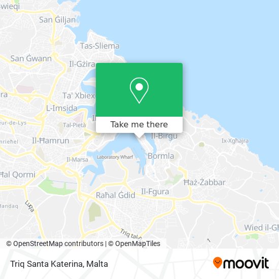 Triq Santa Katerina map