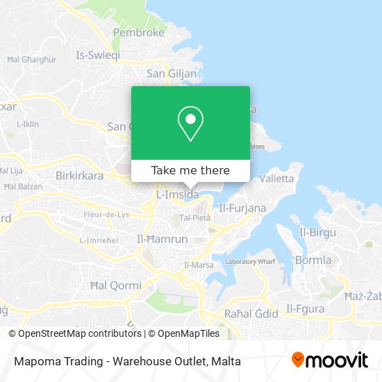 Mapoma Trading - Warehouse Outlet map