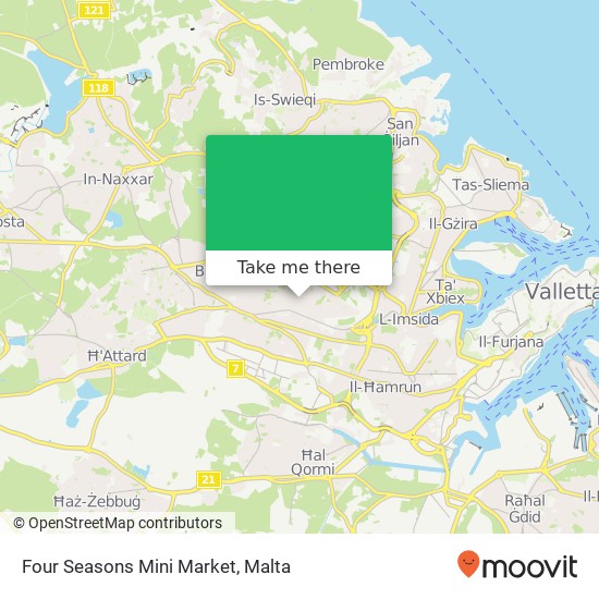 Four Seasons Mini Market map