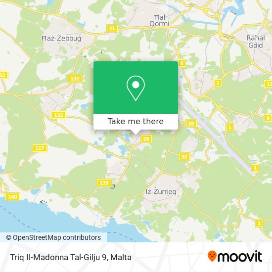 Triq Il-Madonna Tal-Gilju 9 map