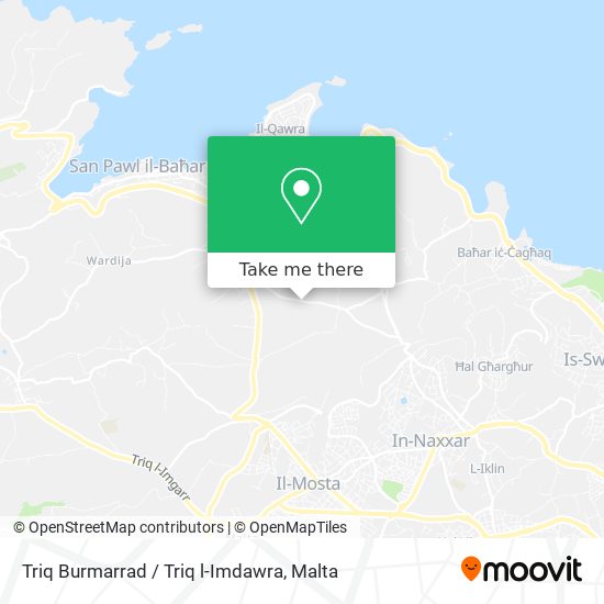 Triq Burmarrad / Triq l-Imdawra map